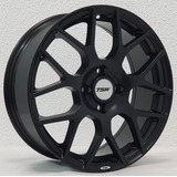 Roda Tsw Nurburgring 17 4x100 Preto Semibrilho Vw/gm/hyundai