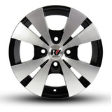 Roda Vw Gol Aro 13 4x100 Voyage Parati S225 (jogo) + Bicos