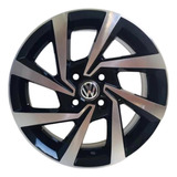 Roda Vw Gol Aro 15 ( Jogo ) Gol / Voyage + Bicos Cor Preto Com Diamantado