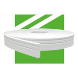 Rodapé Autocolante Eva Flexível Frisado 5cm 10m - Rp07