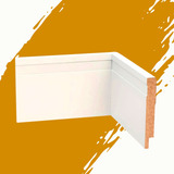 Rodapé Mdf Ultra Resistente A Umidade 10 Cm Altura