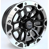 Rodas Aro 20 6x139 Hilux Sw4 Off Road M23 / Jogo 4 Cor Preto Diamantado