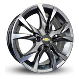 Rodas Chevrolet Celta Onix Aro 14 4x100 + Bicos Scorro Jogo Cor Cromo Diamantado