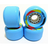 Rodas Face Skate Chalk 70mm 86a Azul Longboard Freeride