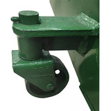 Rodas Giratórias Ferro + Suporte Macaco Jacaré 2ton Potente