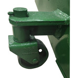 Rodas Giratórias Ferro + Suporte Macaco Jacaré 2ton Potente