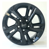 Rodas Hyundai Creta Prestige 2020 (jogo) Aro 16 * +bicos Cor Black