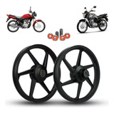 Rodas Liga Leve Honda Fan 125 09 Ks 6 Palitos Freio Tambor