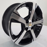 Rodas Onix Ltz Aro 14 Celta Corsa Prisma (jogo) +bicos Cor Preto Com Diamantado