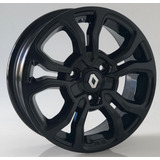 Rodas Renault Kwid Rs Aro14 ( Jogo) + Bicos + Anéis * Leia A Cor Preta