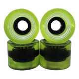 Rodas Skate Cruiser Hondar Brats Simulador Surf 60mm Verde