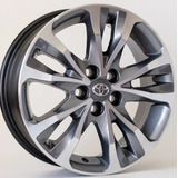 Rodas Toyota Corolla Xrs 2018 Aro 16 (jogo) + Bicos Cor Grafite Diamantado