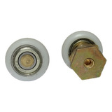 Rodinha Box Blindex P/ Janela Porta Vidro Latão Kit 2 Peças