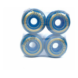 Rodinha Skate 50 Mm Iniciante Hardware Azul