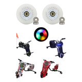 Rodinha Traseira Para Triciclo Drift Elétrico Com Led Rgb