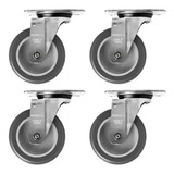 Rodizio Giratório 4 Peças 6 Pol Pvc 85kg Gl612bp Schioppa