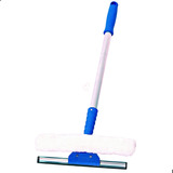 Rodo Combinado Limpa Vidro Lustrador Bralimpia 35cm Com Cabo