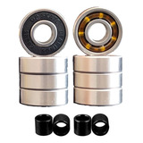 Rolamento Skate Ou Longboard Precision Gp + Espaçadores