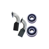 Rolamentos + Carvão Para Serra Sabre Makita M4501g
