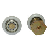 Roldana Box Blindex P/ Janela Porta Vidro Latão Kit 10 Peças