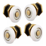 Roldana De Box Blindex Janela Porta Vidro 8mm Temperado 4un