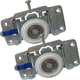 Roldana Inferior 39mm Porta De Correr Guarda Roupa 60kg 2 Pç