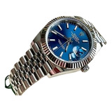 Rolex Datejust Azul Pulseira Jubileu Completo