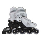 Roller Infantil Cinza Tamanho M 34-37