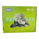 Roller Patins Infantil Cinza Com Regulagem 30 Ao 33 - Mor