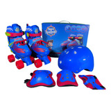 Roller Patins Infantil Quad 4 Rodas + Capacete Kit Proteção