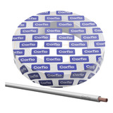 Rolo 100 Metros Cabo Flexível Bwf Corfio 750v 10mm Branco