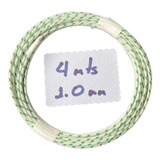 Rolo 4 Metros Cabo Fio 1,0 Mm² Para Alta Temperatura 400°c