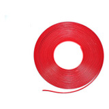 Rolo Adesivo Friso Filete Vermelho Grade Parachoque 5mm Univ