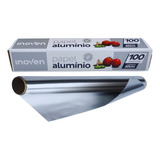 Rolo Bobina Papel Aluminio 30cm X 100 Metros Grande