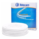 Rolo Cabo Coaxial 4mm C/ Alimentação Bipolar 22awg - Telecam