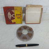 Rolo Carretel Fita Magnética Antiguidade Caixa Orig Anos 50
