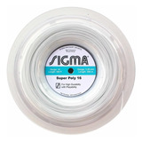 Rolo De Corda Sigma Super Poly 1.30mm 200m Branca Polyester