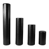 Rolo De Massagem Foam Roller 30cm Liberação Miofascial Eva Cor Preto