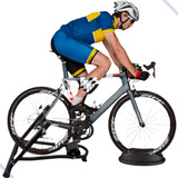 Rolo De Treino Suporte Fitness + Base Para Roda Dianteira
