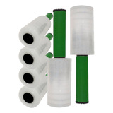 Rolo Filme Plastico Stretch Pvc Empacota Tudo Cabo Aplicador