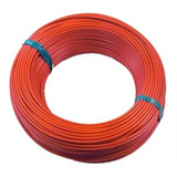 Rolo Fio Cabo 0,50mm (20 Awg) 100 Mts Cabinho Extra Flexível Cor Laranja