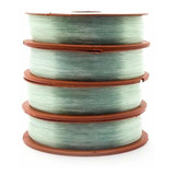 Rolo Fio De Nylon 100m 0,4mm 5un Confecção Pulseia Colar
