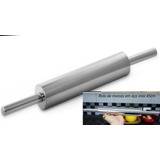 Rolo Inox Para Abrir Massas Macarrão Pão Pizza Antiaderente