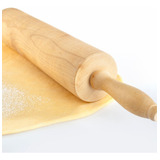 Rolo Para Massa Pizza Pão Pau De Macarrão De Madeira 43 Cm