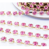Rolo Strass Rosa - Pink 50