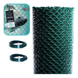 Rolo Tela Tanque Rede Malha 20mm Fio 18 - 20x2,00m + Arames