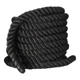 Rope Training Cross Corda Naval 15 Mts 40mm Preta Funcional