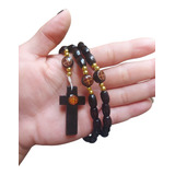 Rosário Terço Madeira Resistente Santo Católico São Bento