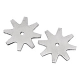 Roseta 8 Pontas Em Aço Inox Para Espora Piteira 29129