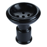 Rosh Fornilho Cerâmica Porcelana Preto Tradicional Narguilé